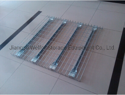 Warehouse Flared Welded Galvanized Steel Metal Storage Wire Mesh Decking for Pallet Racking