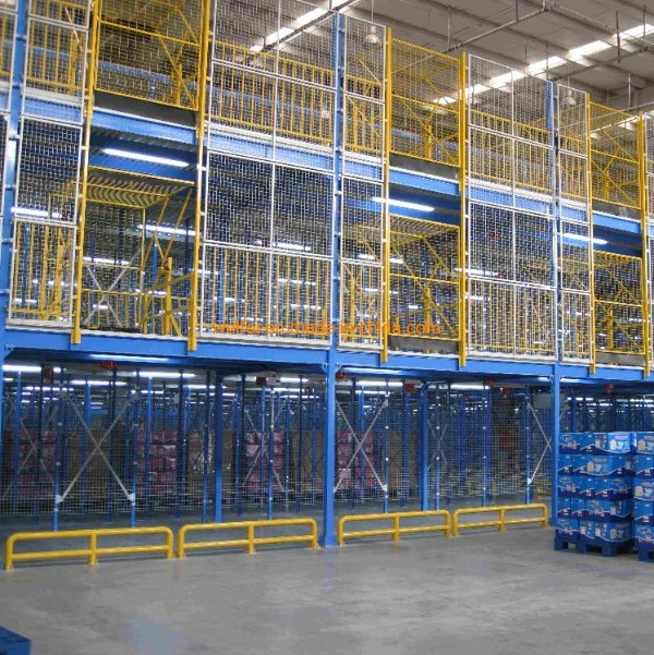 Warehouse Steel Mezzanine Floor Racking System Storage Rack Mezzanine