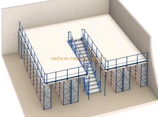 Warehouse Steel Mezzanine Floor Racking System Storage Rack Mezzanine