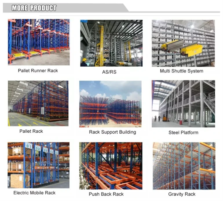 Steel Racking System Mezzanine Storage Shelf for Ndustry Multi-Level Racks