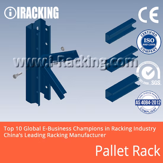 산업용 창고 보관 솔루션(IRA)을 위한 고강도 팔레트 랙킹